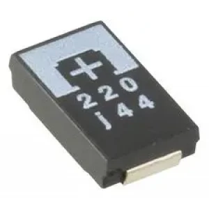 ETPSF270M6E, Конденсатор танталовый полимерный 270мкФ 2.5В B2S корпус ±20% (3.5 X 2.8 X 1.9мм) для поверхностного монтажа 3528 0.006Ом 105°C лента на катушке