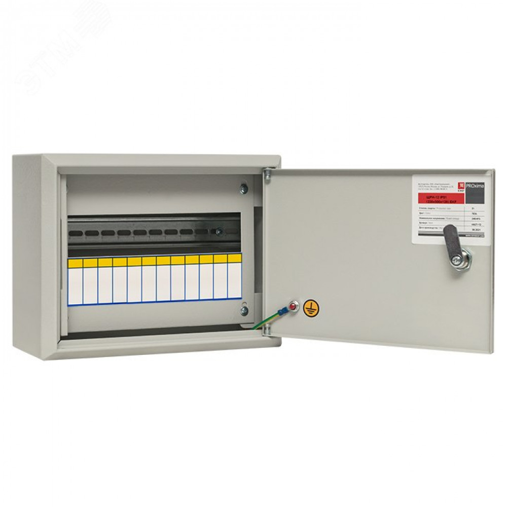 Изображение товара Щит распределительный ЩРН-12 (з) IP31 MB21-12 от EKF, металлический, навесной