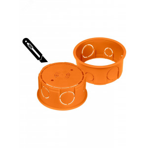 Распаячная коробка СП D80х40мм, крышка, IP20, SQ1402-1007