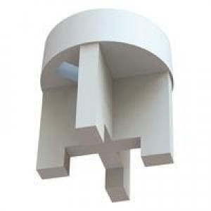 LEDS2E-4-01, Оборудование для монтажа светодиодов LED Spacer,T-1-3/4,Natural,1/4 in Spc, LED Spacer,T-1-3/4,Natural,1K/Bag