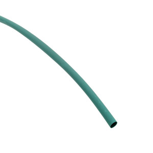Термоусаживаемая трубка ТУТ нг 6/3 зелёная рулон PROxima tut-6-j