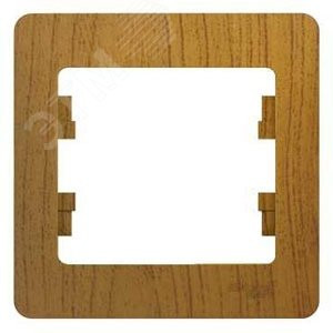 Рамка 1-м Glossa дер. дуб SE GSL000501