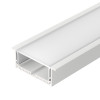 Профиль с экраном SL-LINIA88-F-2500 WHITE+OPAL 021373