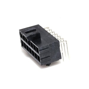 172316-1314, Проводные клеммы и зажимы ULTRAFIT 3.5MM 14CKT HDR R/A D/R BLK 30AU
