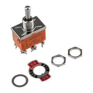Тумблер 250В 15А (6c) ON-OFF-ON 2п (KN-203) (инд. упак.) 36-4132-1