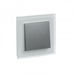 Рамка 1-м AtlasDesign Nature матов. стекло бел. SE ATN330101