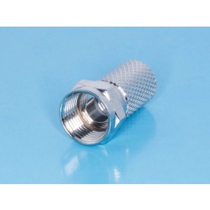 F-U6P, Разъем F вилка на кабель RG-6, накручивающийся