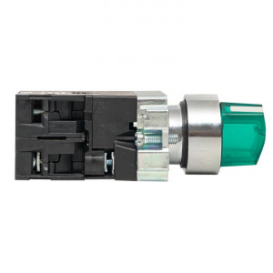 Переключатель BD33 3P c зеленой подсветкой 230В NO PROxima xb2-bk33-g-230