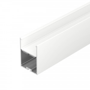 Профиль с экраном SL-LINE-4970-2500 WHITE+OPAL 036305, Комплект с экраном. Алюминиевый профиль для светодиодных лент и линеек. Цвет - белый RAL9003 (порошковая окраска). Габаритные размеры (LхWхH): 2500x49x70 мм. Ширина площадки для ленты 37 мм. Отсек для БП 33х45мм. Заглушки в комплекте 4 заглушки