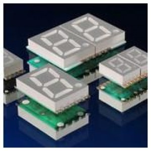 LDD-SMHTM5602RISUG, Светодиодные дисплеи и аксессуары .56" 7-Seg H-Temp 568nm Green Gry/Wht