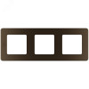 Рамка 3-м Inspiria бронз. Leg 673959
