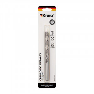 Сверло по металлу 9х125х81 мм «Стандарт+» (P6M5 M-2) (1 шт. в блистере) DIN 338 KR-91-0533