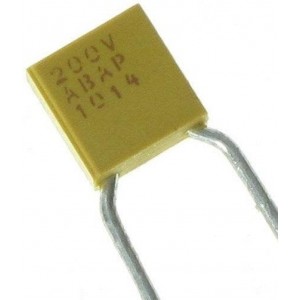 CK05BX221K, Многослойные керамические конденсаторы - покрытие с содержанием свинца 200 VDC 220 pF BX 10 % 5.08 mm