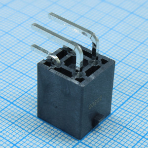 768250004, Разъем типа провод-плата, 4 усиленных контакта шаг 5.7мм угловой монтаж в отверстие