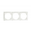 ДУЭТ 3-постовая РАМКА, БЕЛЫЙ C3(2) WDE000103