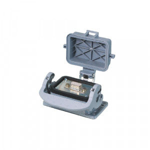 Корпус D-SUB Z7.415.0810.0, Розеточный разъем REVOS D-SUB, 15 контактов, Size 6, контактная вставка основание разъема с одной защелкой и защитной крышкой, 40 V, 5 А