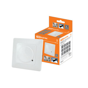 Датчик движения микров. ДДМ-05В 5,8ГГц, 1200Вт, 10-720с, 5-15м, 3+лк, 180гр, IP20, SQ0324-0030