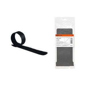 Хомут-липучка ХЛ 12х135 мм черный (20 шт) SQ0515-0705