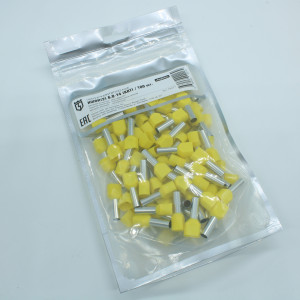 Наконечник штыревой втулочный изолированный НШВИ(2) 6.0-14, Наконечник штыревой втулочный изолированный, двойной 