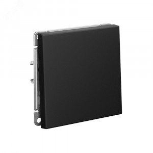 ARTGALLERY 1-клавишный ПЕРЕКЛЮЧАТЕЛЬ, 10АХ, механизм, быстрозажимные клеммы, КАРБОН GAL001061S