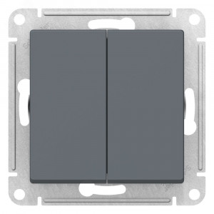 Переключатель перекрестный 2-кл. AtlasDesign 2хсх.7 10АХ механизм грифель SE ATN000773