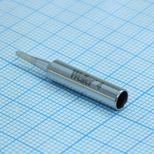 XNT 4 soldering tip 1,2mm, Жало для паяльника WXP65/WP65/WTP90, конус скошенный 45° 1,2мм, L=29,5мм