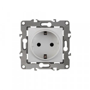 Розетка 1-м СП 2 12-2101-01 16А IP20 16AX 250В 2P+E Schuko механизм бел. Б0014675