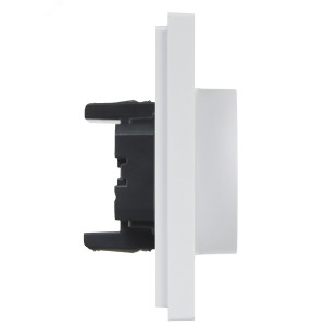 Розетка 2-м СП FORTE&PIANO FP224 16А с заземл. без защ. шторок безвинт. крепл. бел. IEK FP-R21-16-1-K01