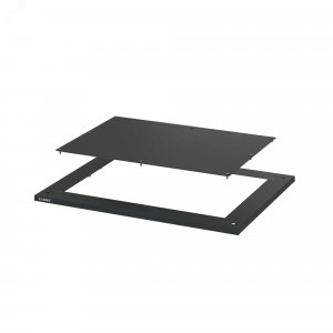 Комплект крыши с фланцем черные RAL9005 ШхГ 400x600 мм R5NKRF46B