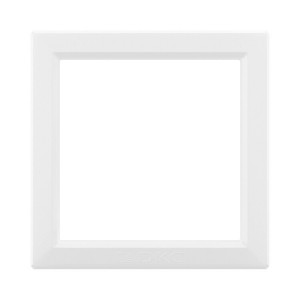 Декоративная вставка для металлических рамок "Avanti", белая, 1 пост (2 мод.) 4400852D