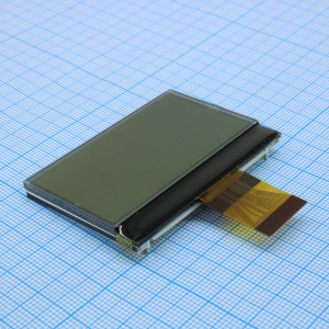 HTG12864-20C-31W-28C05-V05, ЖКИ графич, 128 х 64, COG, FSTN Positive/Transflective, подсв. LED Белая, VDD = 3V, 6 o'cl, -20...+70C драйвер ST7567