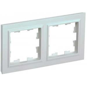 Рамка 2-м BRITE РУ-2-БрЖ жемчуж. BR-M22-K36