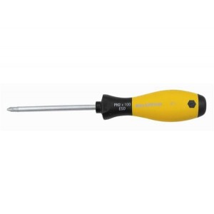 31150, Отвертки, гаечные ключи и гайковерты со сменными головками ESD SoftFinish Phillips Driver #0