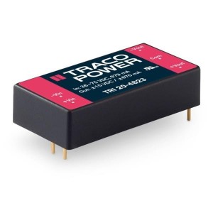 TRI 20-2423, Преобразователи постоянного тока в постоянный с изоляцией 18-36Vin +/-15V 20W 670mA Iso Reg 2x1
