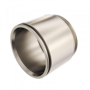 Муфта труба-коробка д.63мм, IP66/IP67, М63х1,5, никелированная латунь 6111-A63N