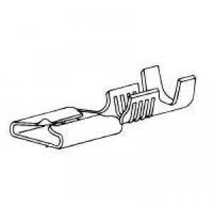 60196-2 (Mouser Reel), Клеммы .187 FAST REC 20-16 Reel of 1000