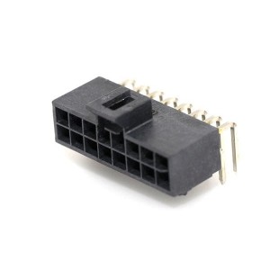 105314-1316, Проводные клеммы и зажимы NanoFit RA Hdr TH DR 16Ckt 0.76um Au Blk