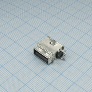 894858000, Разъем USB тип A 4pin розетка угловая на плату