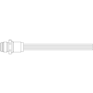 2273014-1, Кабели для датчиков / Кабели для приводов M8 Male Panel Mld Rear Mt M8 fast pigt