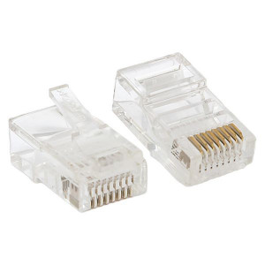 Коннектор RJ-45 TERACOM неэкранированный 8P8C Cat.5E универсальный (упак.10шт) [TRC-PLUG-5EUTP-10]