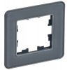 BRITE Рамка 1-мест. РУ-1-2-Бр стекло графит RE BR-M12-G-41-K53