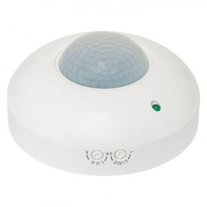 Датчик движения (ИК) MS-20B (ДД) потолоч. 1200Вт 360град. до 6м IP33 dd-ms-20B