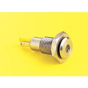 DX0505/YL/12, Светодиодные панельные индикаторы Yel LED Indicator 2.8mm Tab 12 Volt
