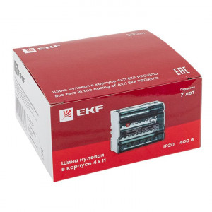 Шина нулевая в корпусе 4х11 sn0-4x11