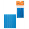 Клеевые стержни универсальные синие, 11 мм x 100 мм, 6 шт, 
