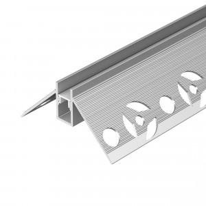 Профиль DECORE-S6-EXT-COMFORT-2000 ANOD внешний 043162, Алюминиевый анодированный угловой профиль для светодиодных лент и линеек, под строительную отделку. Фиксируется при помощи строительной смеси. Декоративная контурная подсветка внешних углов стен и конструкций. Габаритные размеры (L?W?H): 2000x49,8x24,3 мм