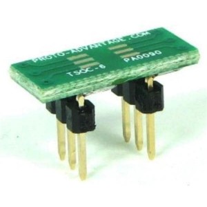 PA0090, Панели и адаптеры TSOC-6 to DIP-6 SMT Adapter