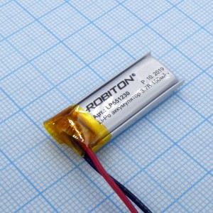 LP551230, Аккумулятор литий-полимерный (Li-Pol) 5.5*12*30мм, с защитой