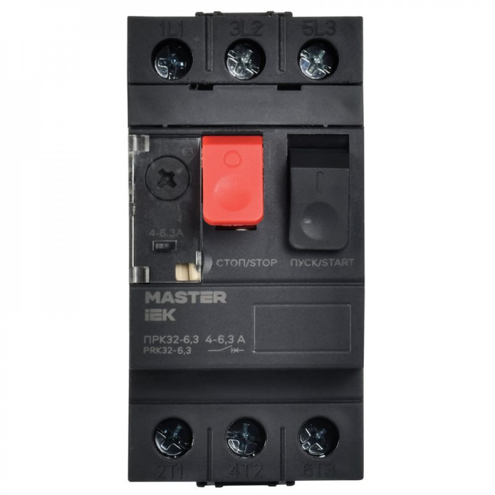 Изображение товара Пускатель IEK ПРК32-6.3 для автоматизации электроснабжения