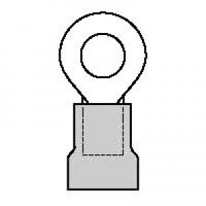 19070-0042, Клеммы RING TONGUE TERMINAL 18-22 AWG stud 5-6